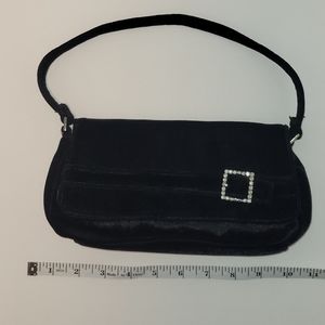 Black Velvet Handbag